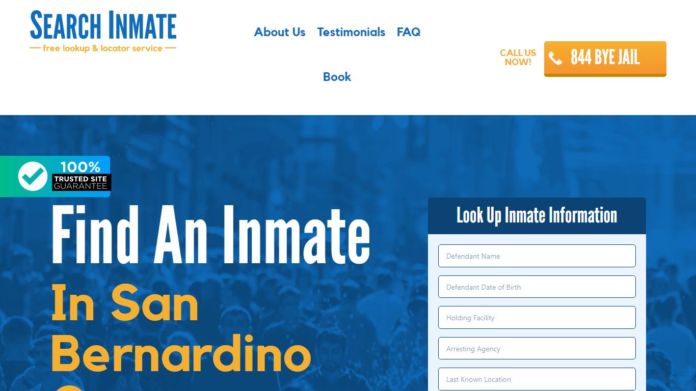 Find An Inmate in San Bernardino County – SearchInmate.com